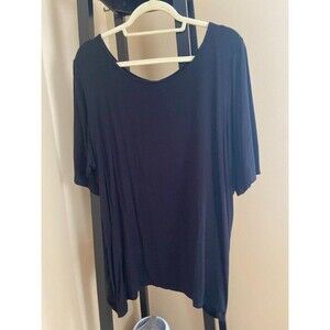 Kim & Cami Tunic Top with Floral Back